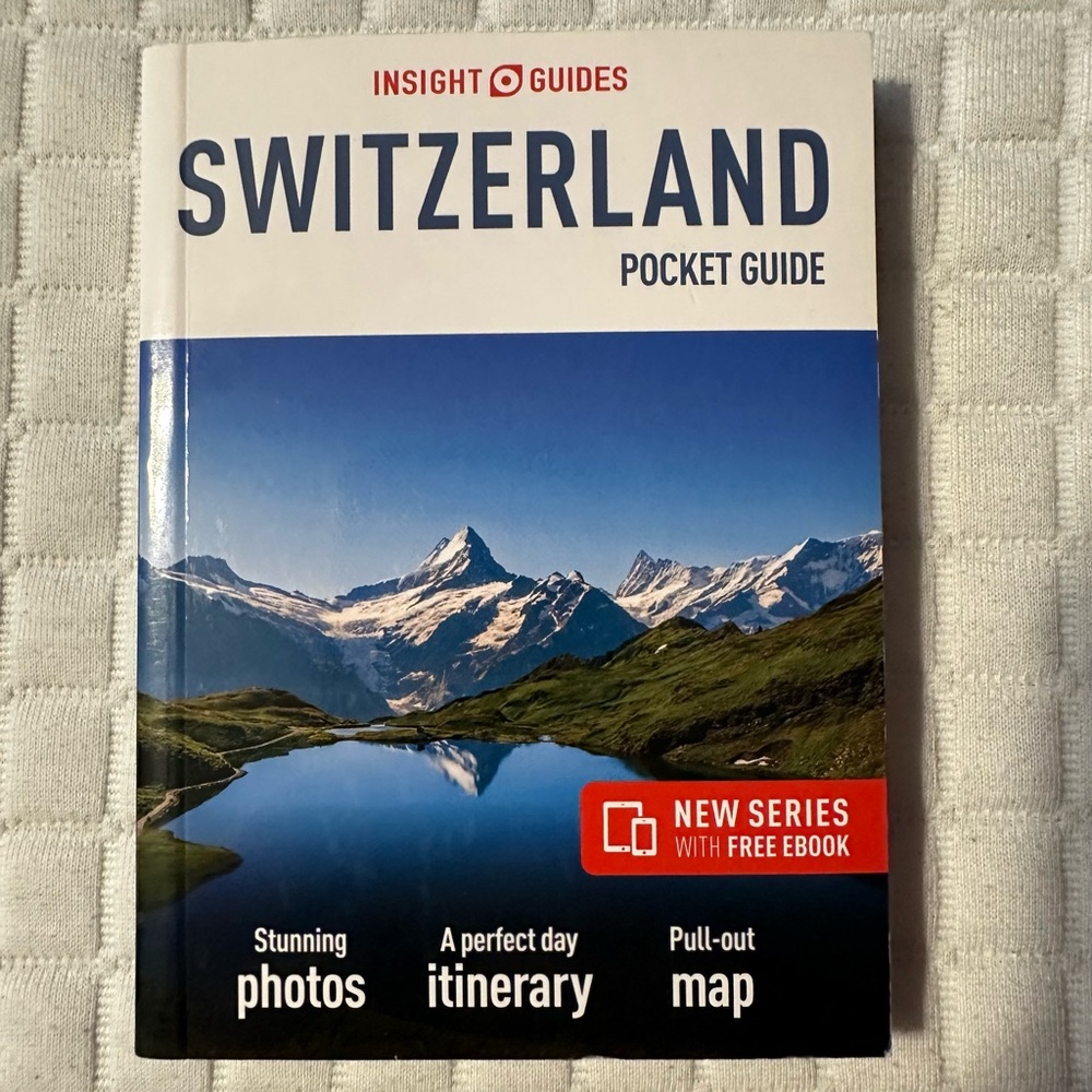 Switzerland Pocket Guide - Blue and White